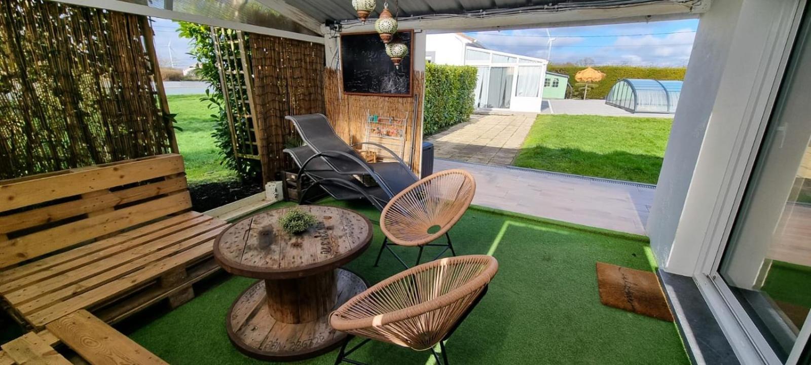 Ty Grain De Sel : Logement Privatif Avec Piscine, Jardin Et Patio Chauvé Exterior foto